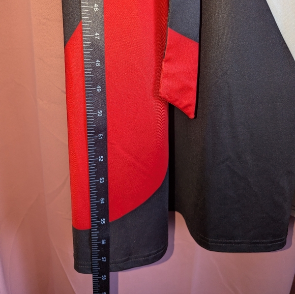 Chic V-Neck Maxi Dress 2x - Picture 8 of 12